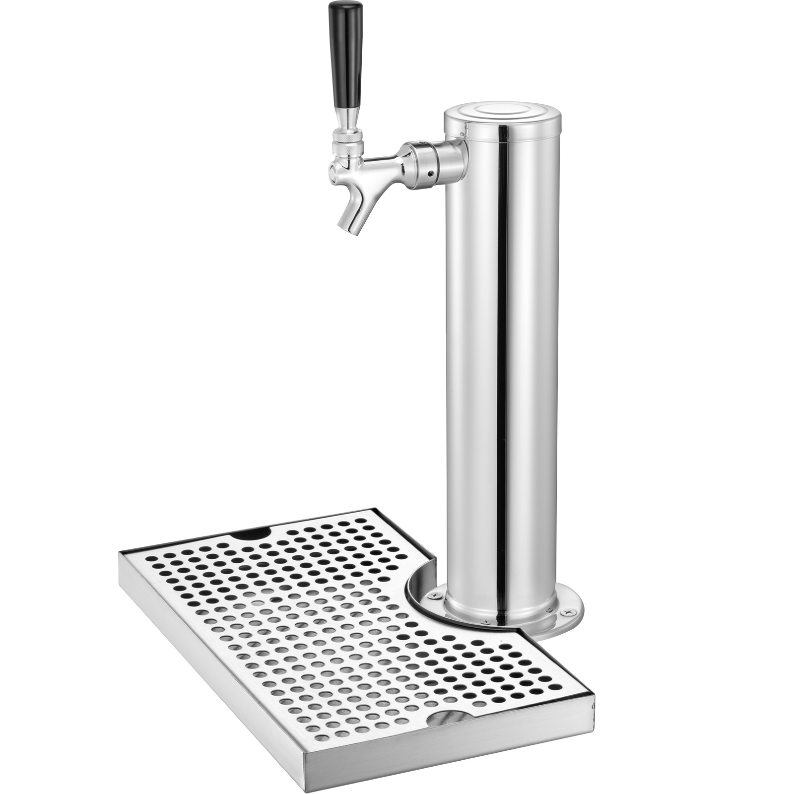 Home Bar Setup Kit - Stainless Steel Single-Tap Beer Tower Kit
