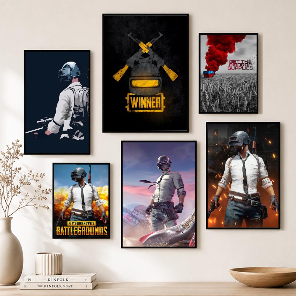Home Bar And Theater - Battle Royale PUBG Poster Paper Wall