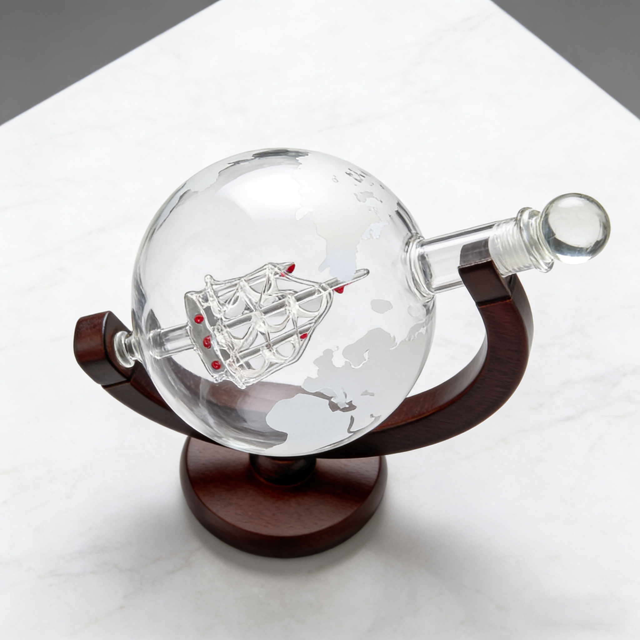 Decanter Globe Set - Whiskey Decanter Globe Set 2 Ball