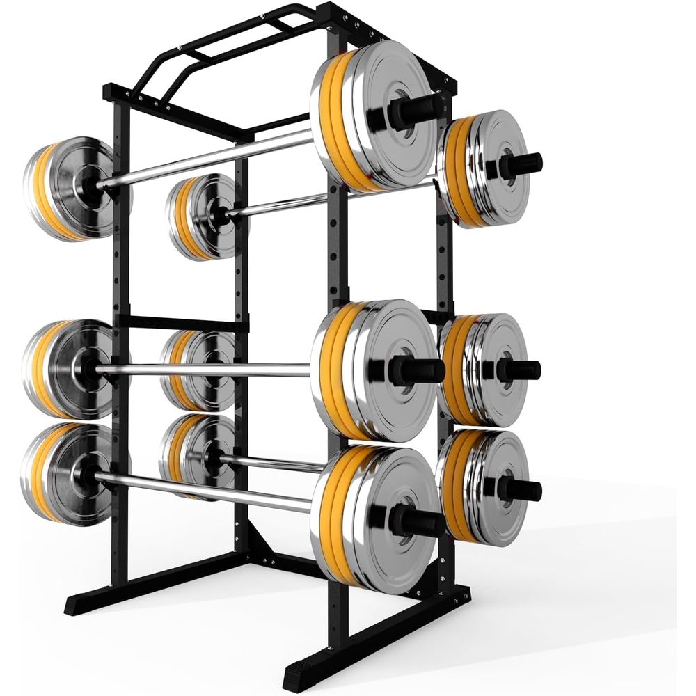 Home Bar And Gym - 1800 LB Capacity Multi-Functional Power Rack