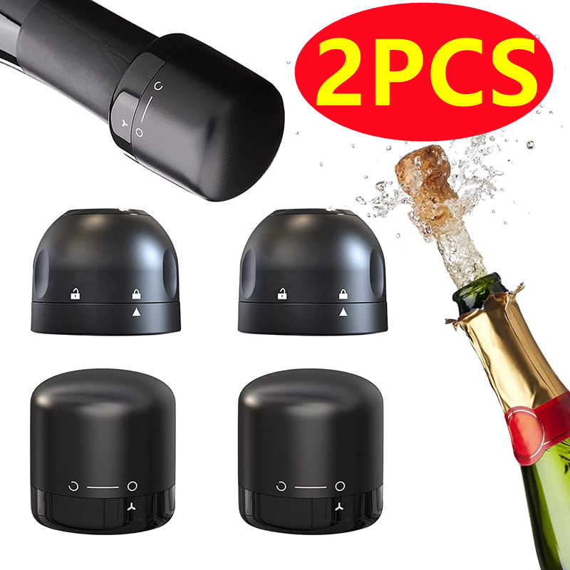 Wine Preservation Pump - New 2PCS Vacuum Red Wine Bottle