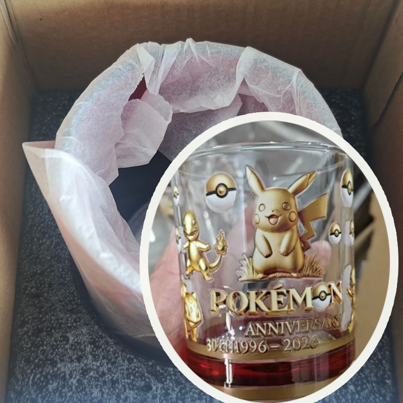 Old Fashioned Glass - New Pokemon 30th Anniversary Commemorative Whiskey