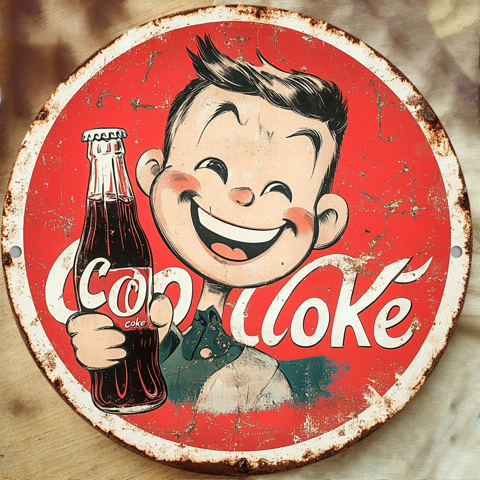 Vintage-Style Cola Advertiseme - Home Bar Cafe recensione e prezzo