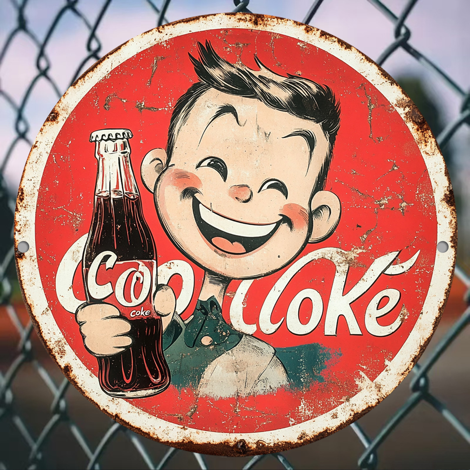 Vintage-Style Cola Advertiseme - Home Bar Cafe recensione e prezzo