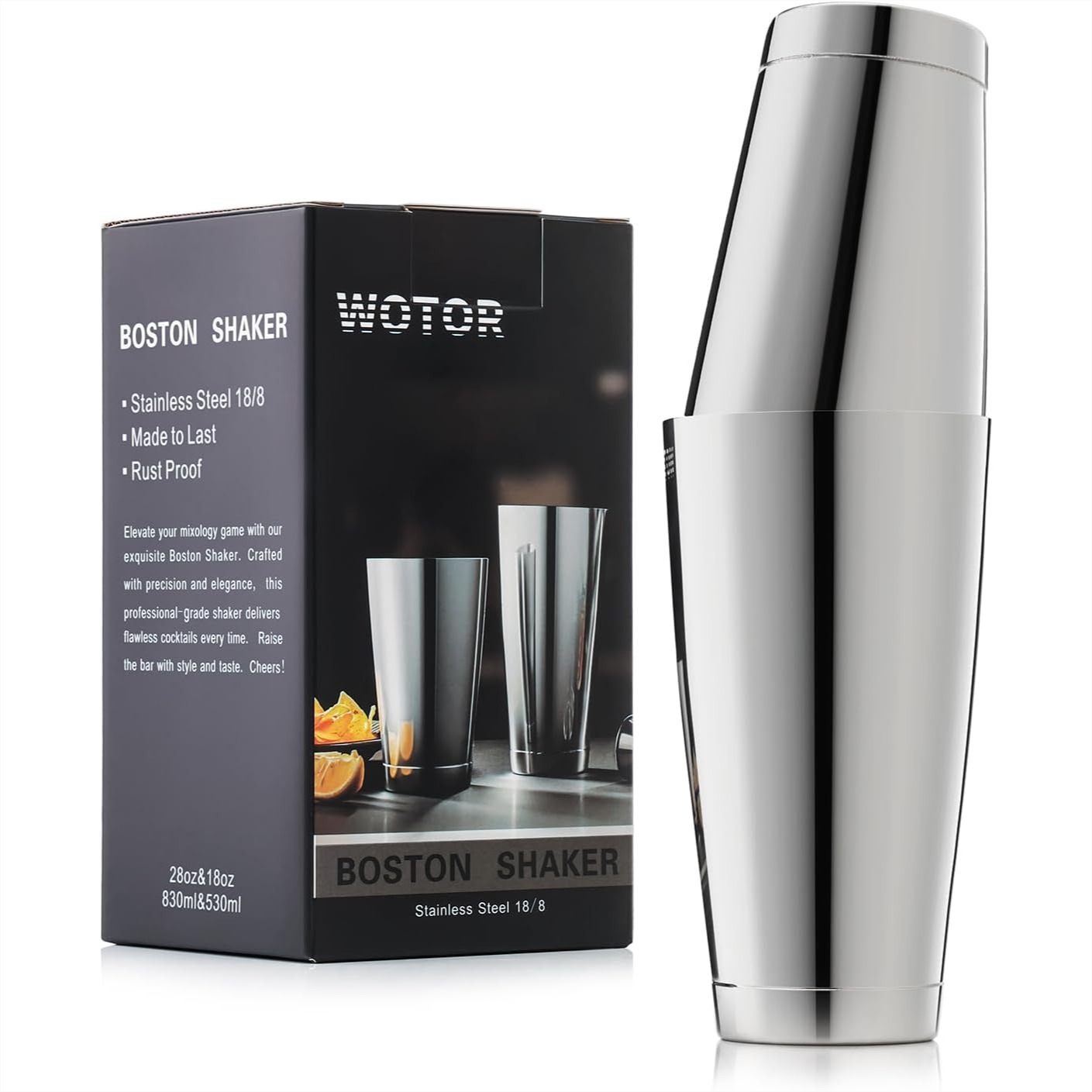 Boston Cocktail Shaker Set 18  - Boston Shaker Set recensione e prezzo