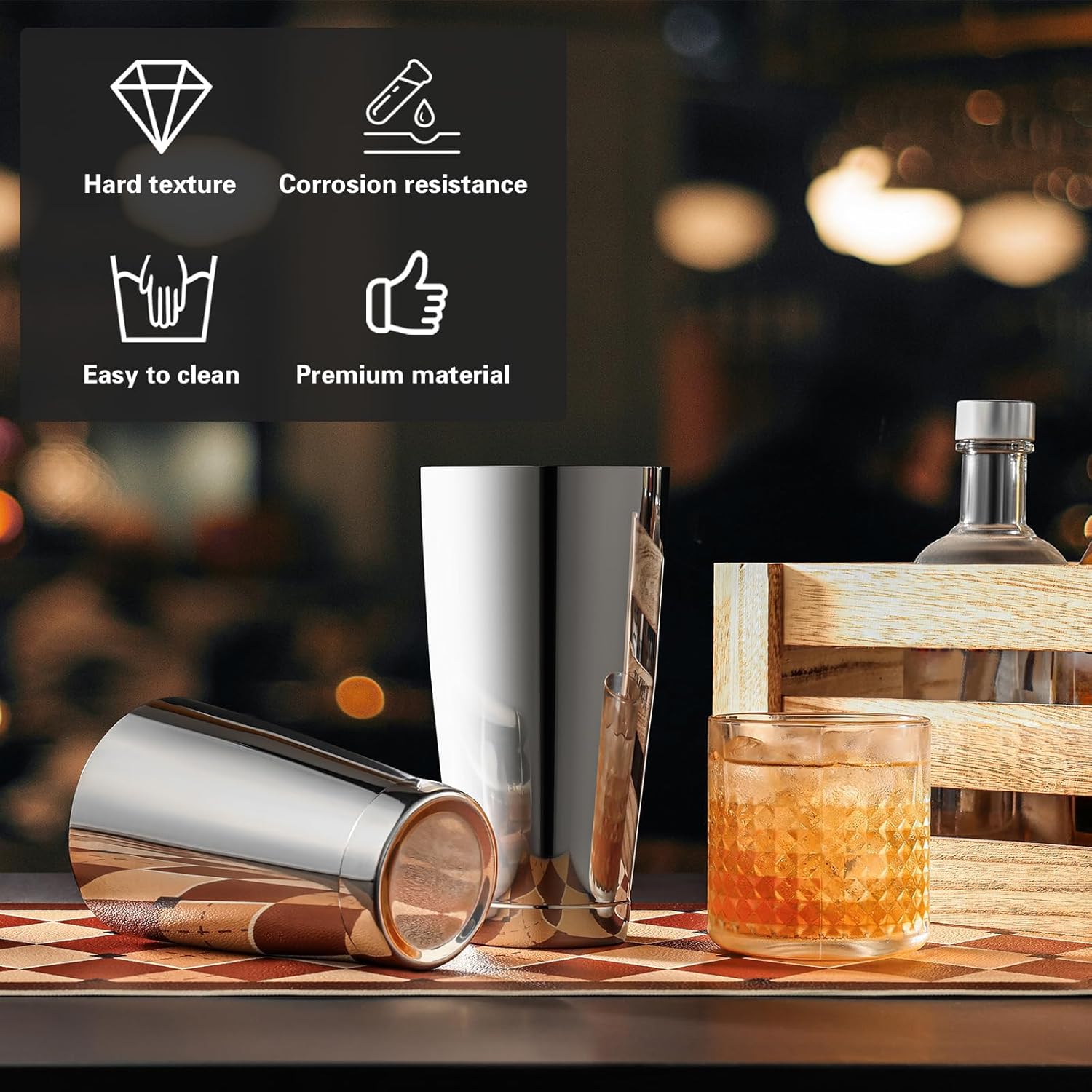 Boston Cocktail Shaker Set 18  - Boston Shaker Set recensione e prezzo