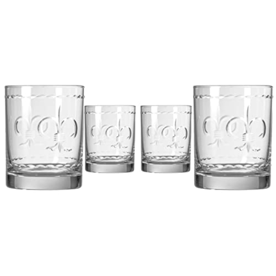 Fleur De Lis Double Old Fashio - Old Fashioned Glass recensione e prezzo