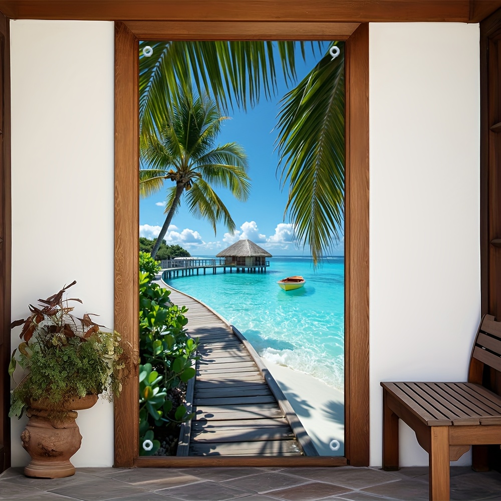 2D door curtain, 1 piece. Cari - Home Bargains recensione e prezzo