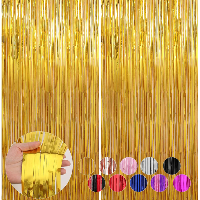 2M Glitter Gold Tinsel Fringe  - Home Bargains recensione e prezzo
