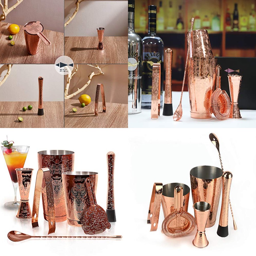 Sky Fish Bartender Kit Cocktai - Boston Shaker Set recensione e prezzo