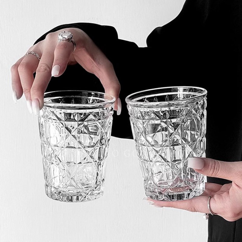 2pcs 310ml Vintage Diamond Pat - Old Fashioned Glass recensione e prezzo