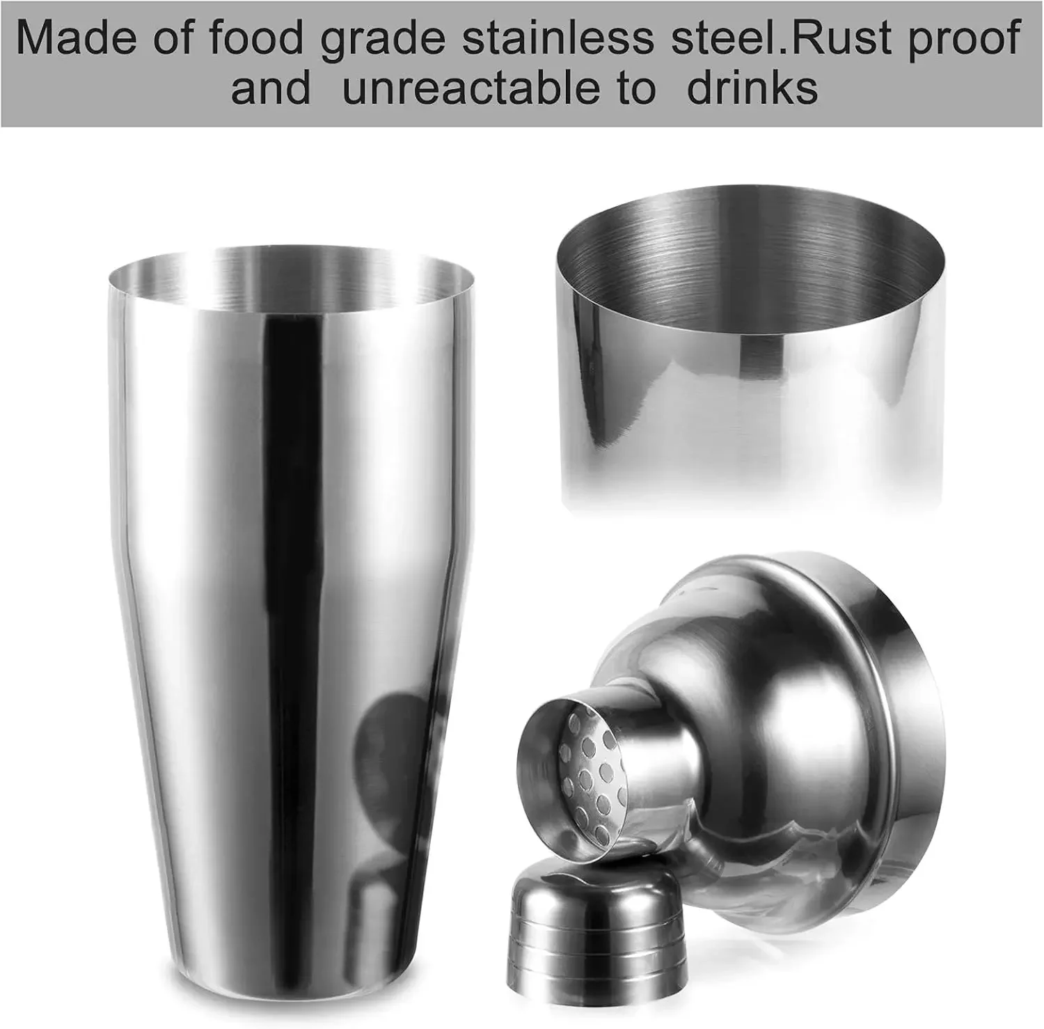 3/6pcs Cocktail Shaker Stainle - Boston Shaker Set recensione e prezzo