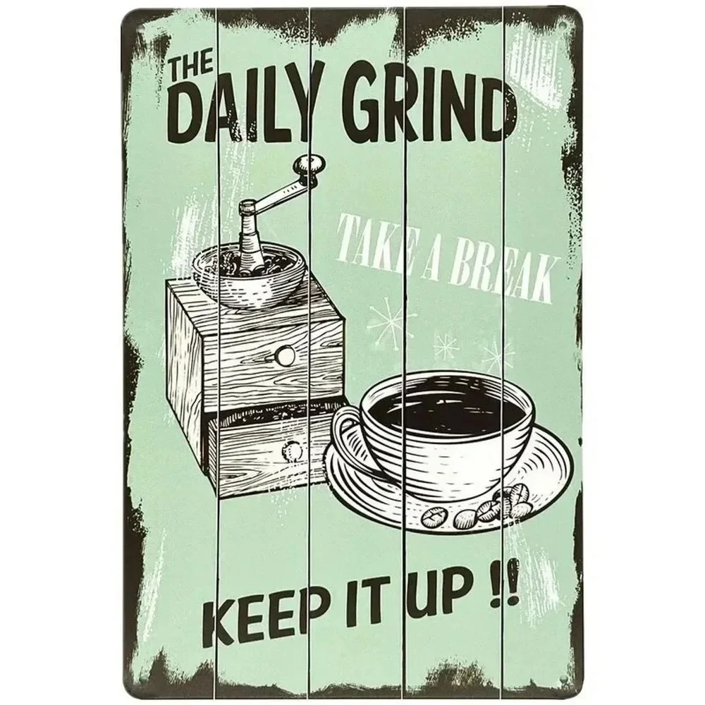 Plaque Metal Signs Drink Coffe - Home Bar Cafe recensione e prezzo