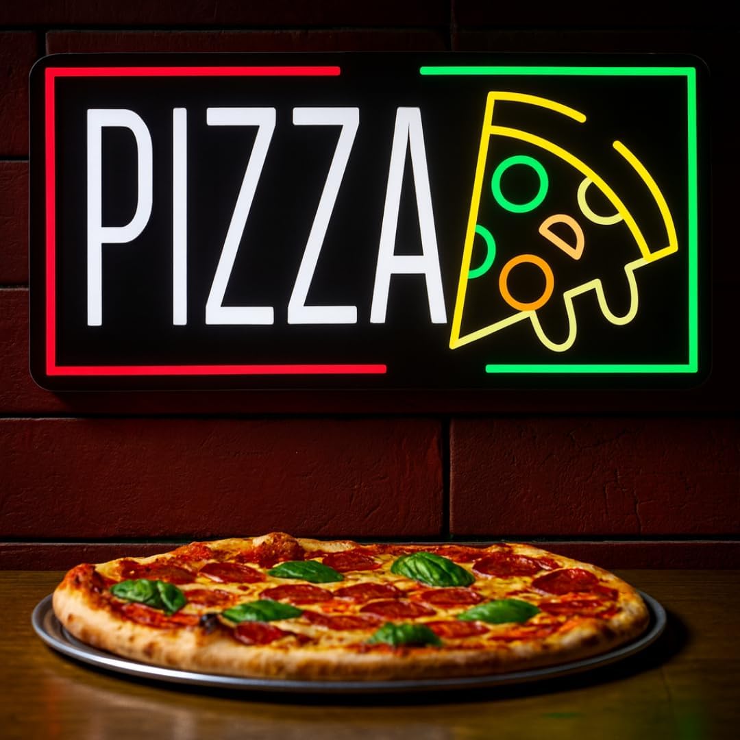 Pizza Neon Sign Business USB L - Home Bar Signs recensione e prezzo