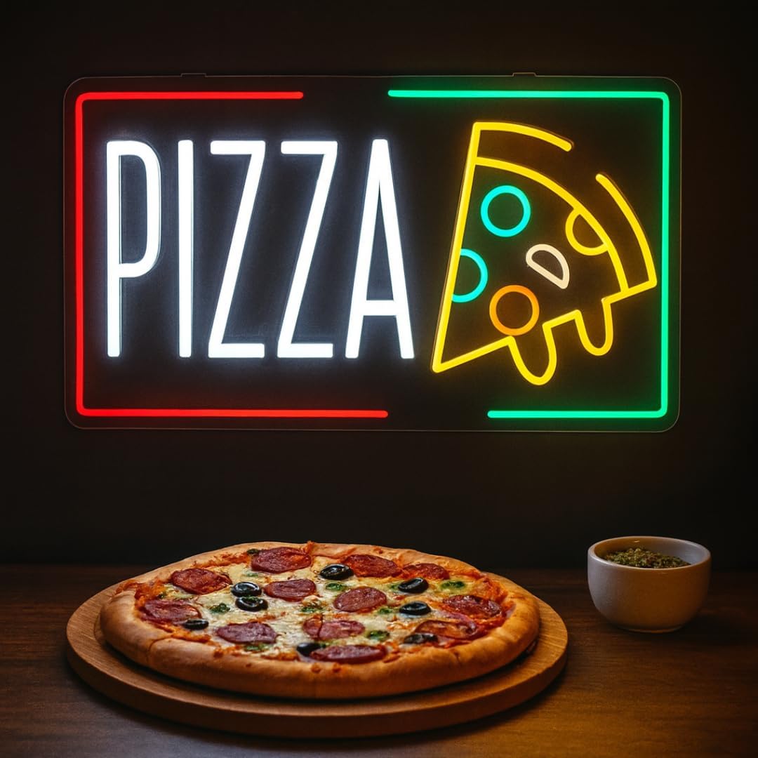 Pizza Neon Sign Business USB L - Home Bar Signs recensione e prezzo