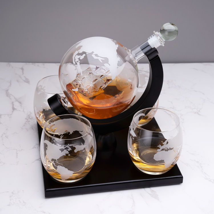 Factory Sale Custom 850ML High - Decanter Globe Set recensione e prezzo