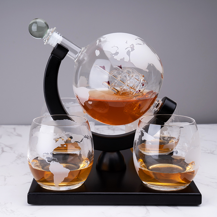 Factory Sale Custom 850ML High - Decanter Globe Set recensione e prezzo
