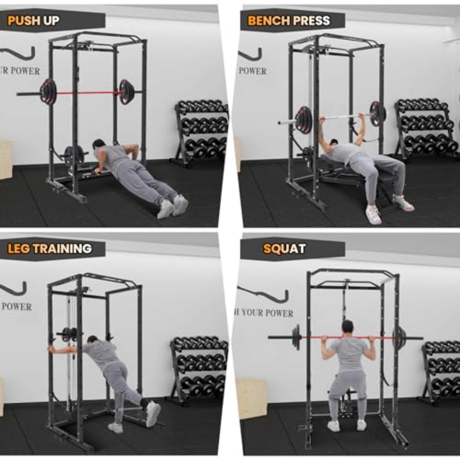 1600 Lbs Power Rack for Home G - Home Bar And Gym recensione e prezzo