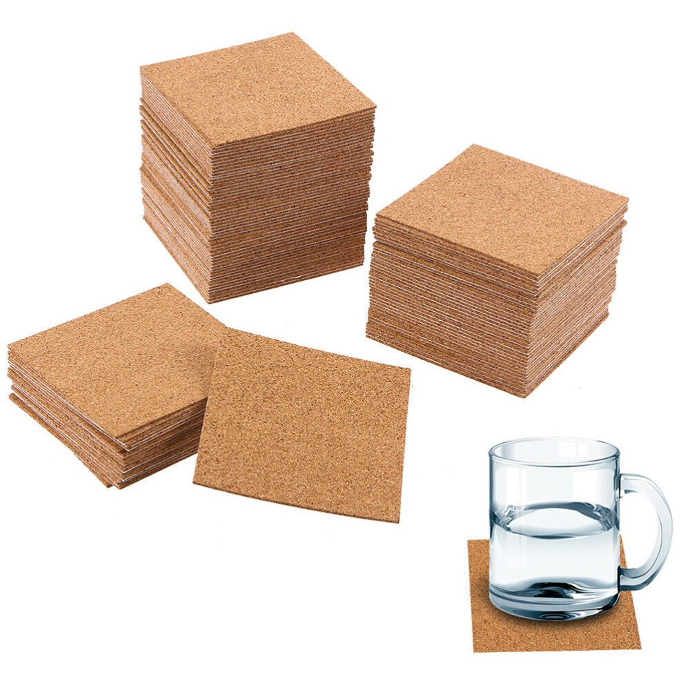 10Pcs Cork Coasters Square Cor - Home Bar Supplies recensione e prezzo