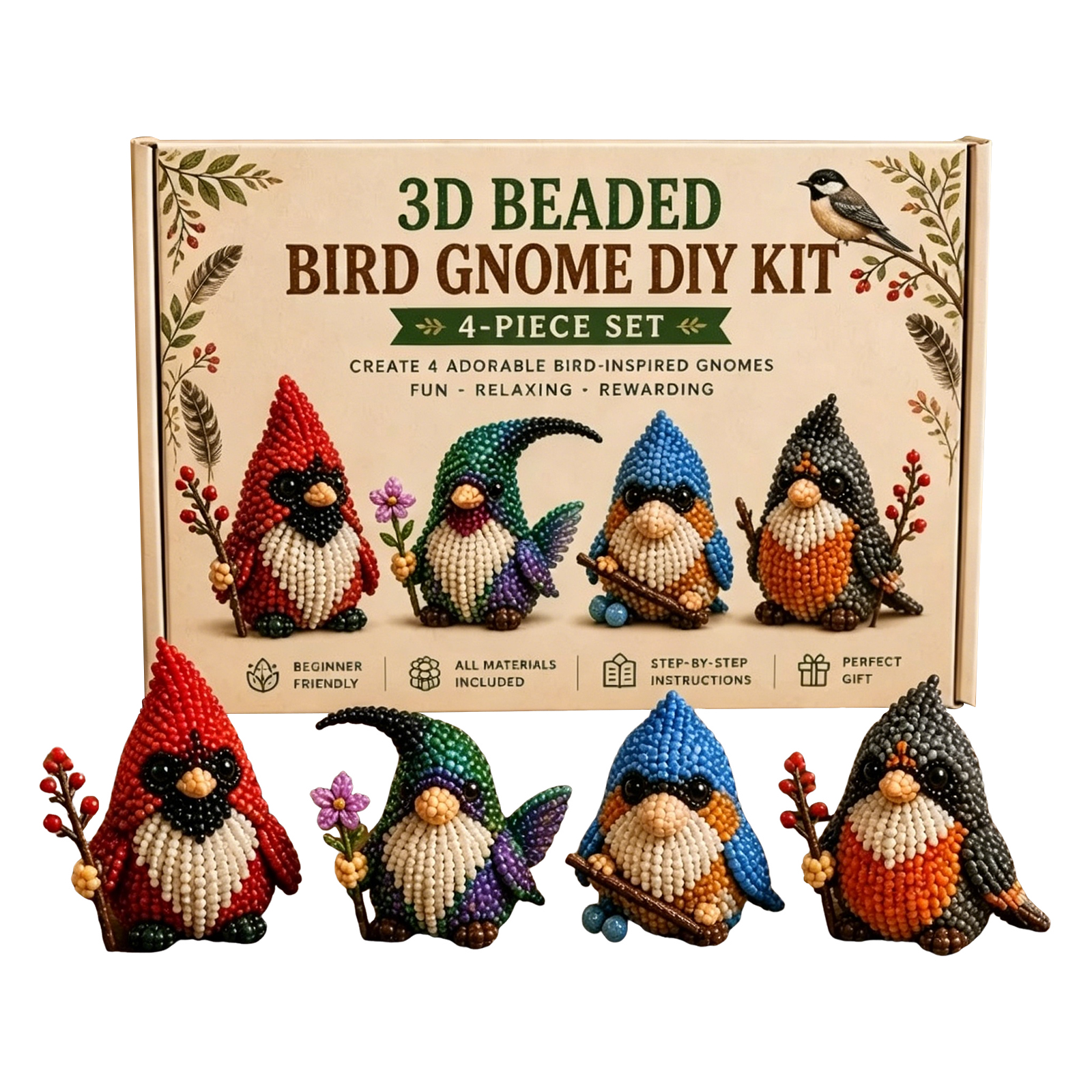 3D Beaded Gnome DIY Kit with F - Home Bargains recensione e prezzo