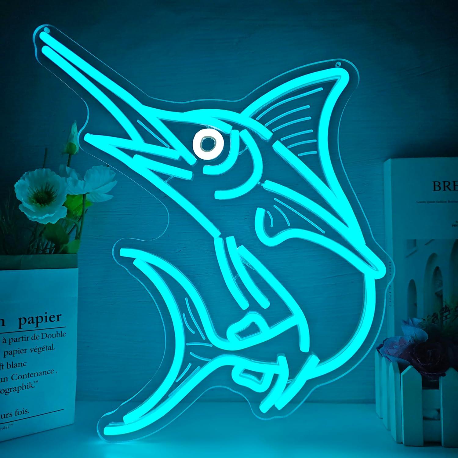 Marlin Fish Neon Sign Deep Sea - Home Bar Signs recensione e prezzo