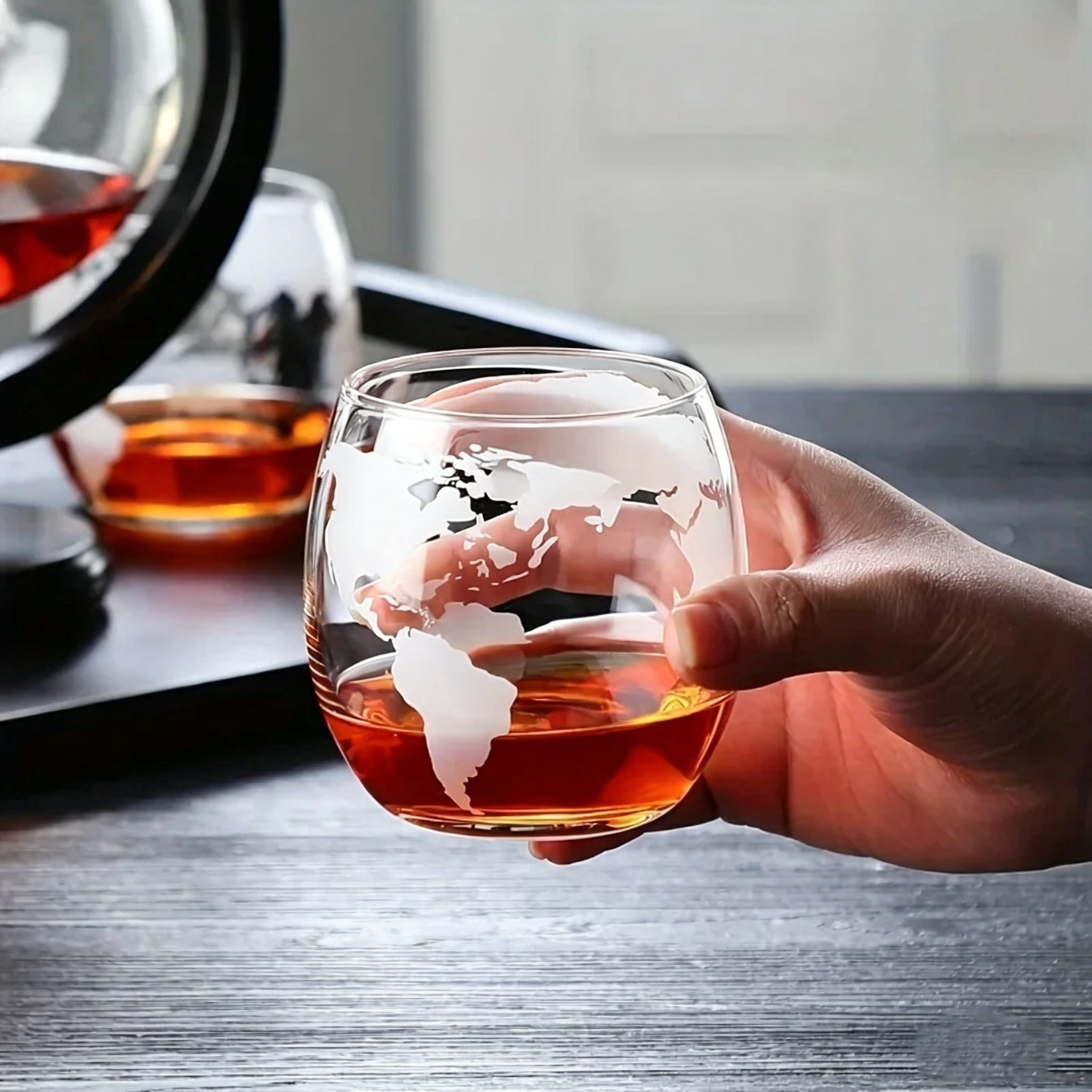 Globe Whiskey Decanter Set Lea - Decanter Globe Set recensione e prezzo