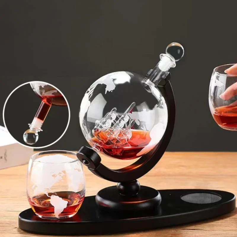 Globe Whiskey Decanter Set Lea - Decanter Globe Set recensione e prezzo