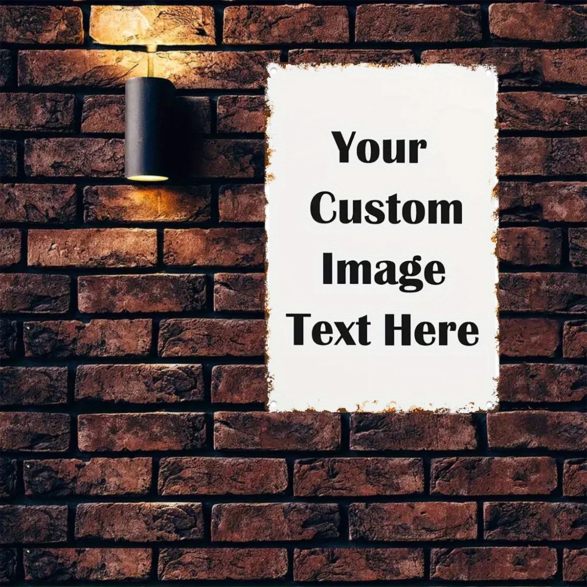 Custom Photo & Text Tin Sign - - Home Bar Signs recensione e prezzo
