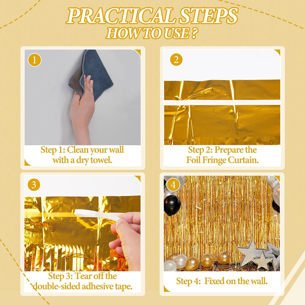 2Pack Gold Metallic Foil Tinse - Home Bargains recensione e prezzo