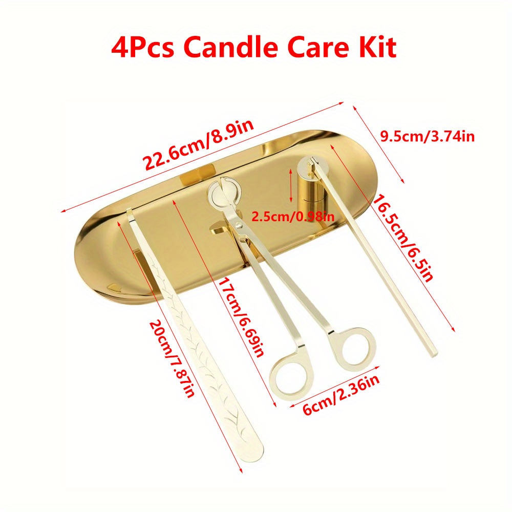 4pcs/set Luxury Candle Care Ki - Home Barbershop recensione e prezzo