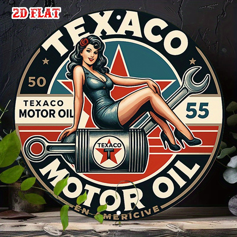 Round Metal Tin Sign Wall Deco - Home Bar Cafe recensione e prezzo