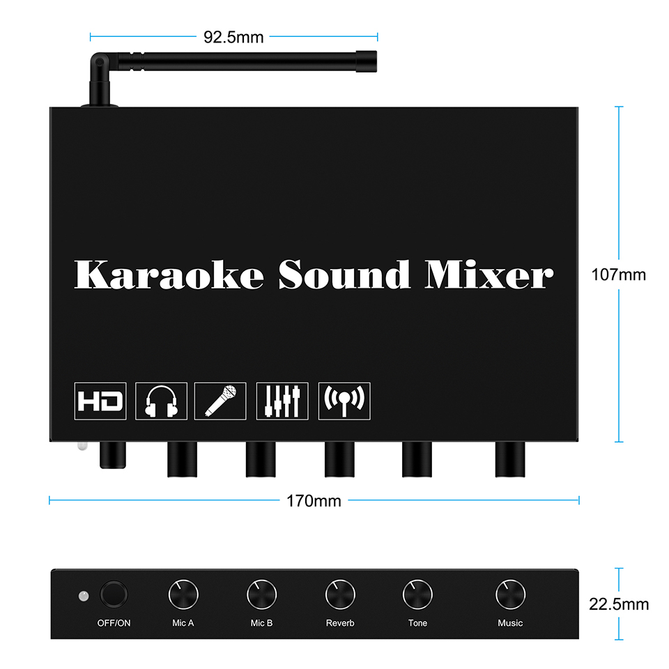 HDMI Karaoke Player Mixer Home - Home Bar And Theater recensione e prezzo