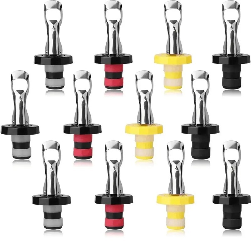 1/12PCS Vacuum Bottle Stoppers - Wine Preservation Pump recensione e prezzo