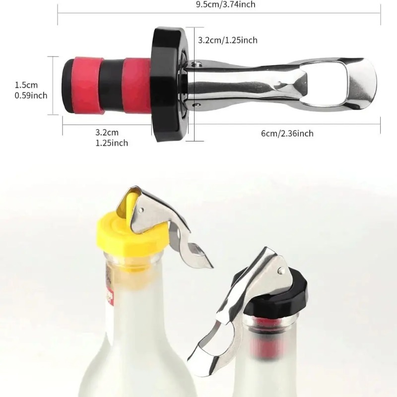 1/12PCS Vacuum Bottle Stoppers - Wine Preservation Pump recensione e prezzo