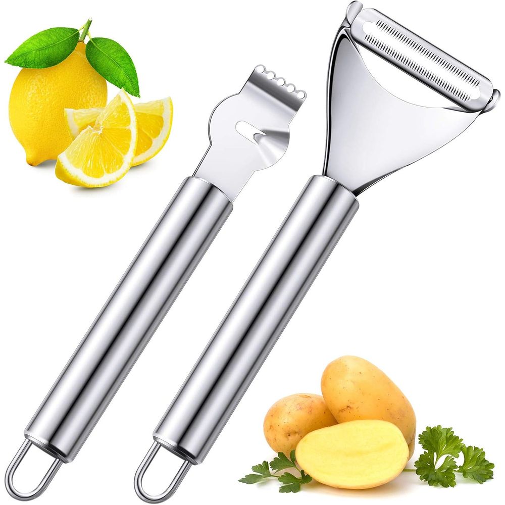 Dual-Blade Stainless Steel Cit - Peeler Channel Knife recensione e prezzo