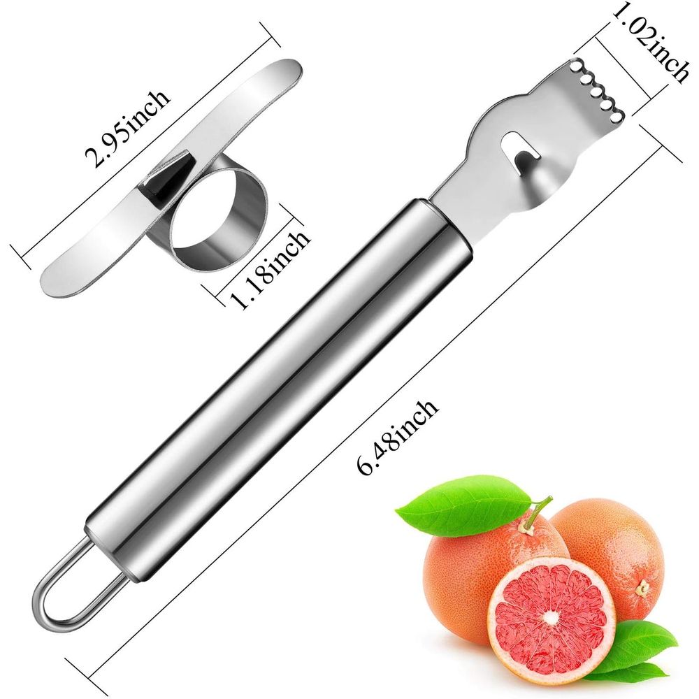 4-Piece Stainless Steel Lemon  - Peeler Channel Knife recensione e prezzo