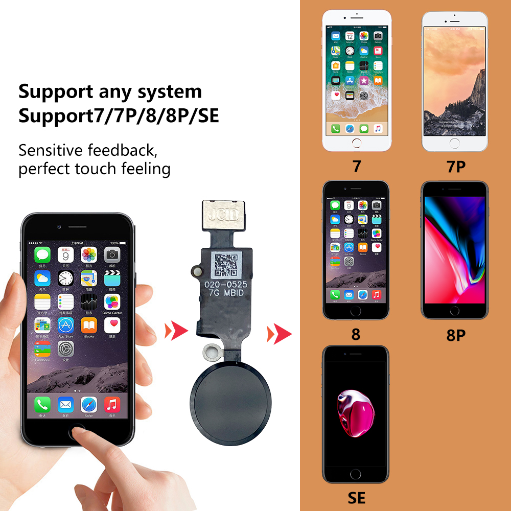JC 6th 3D Home Button Flex For - Home Bar Iphone recensione e prezzo