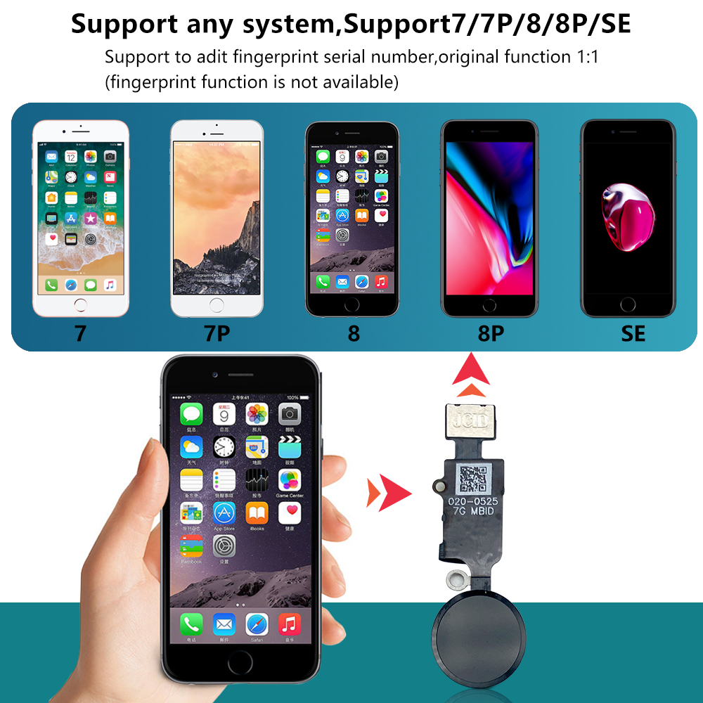 JC 6th 3D Home Button Flex For - Home Bar Iphone recensione e prezzo
