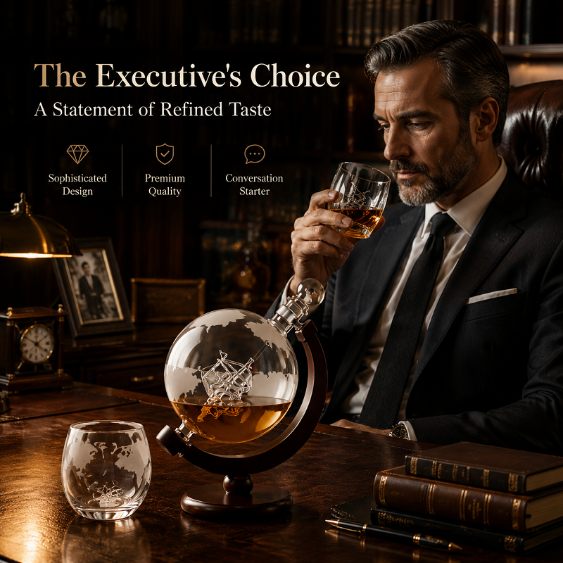 Globe Whiskey Decanter Set wit - Decanter Globe Set recensione e prezzo