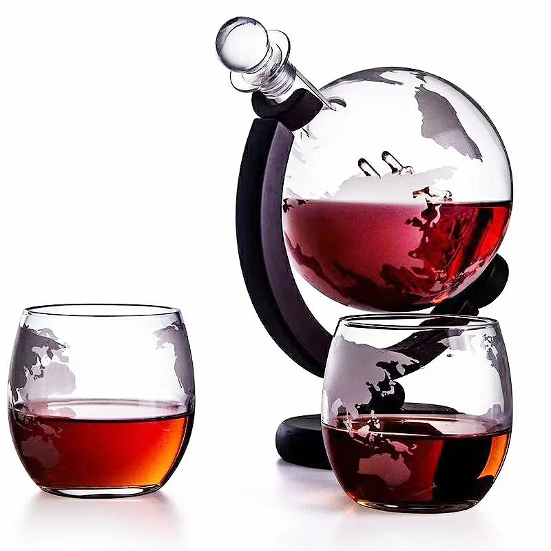Whiskey Glass Set Crystal Glob - Decanter Globe Set recensione e prezzo