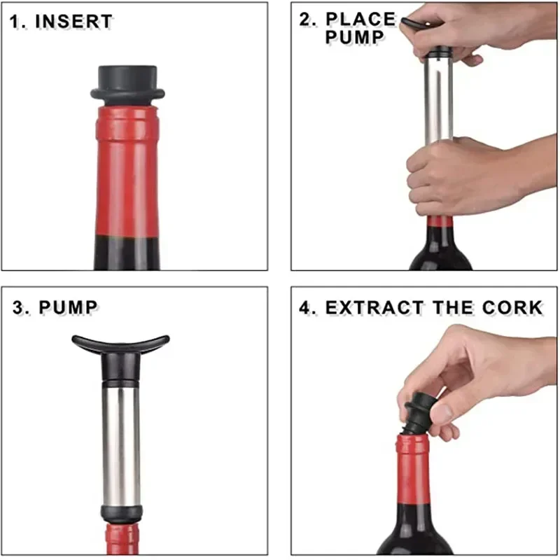 Vacuum Wine Pump Kit with Wine - Wine Preservation Pump recensione e prezzo