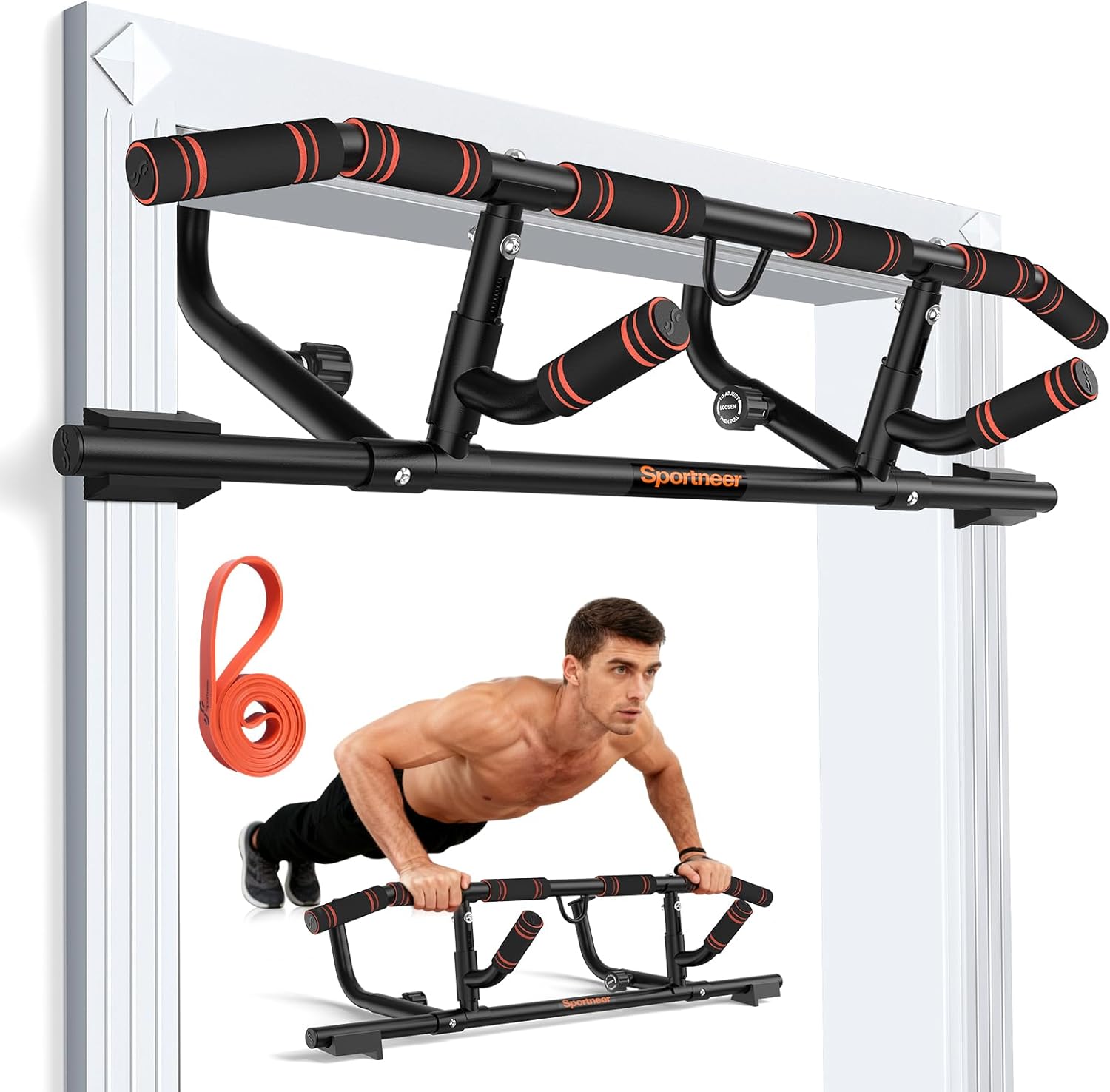 Door Pull Up Bar for Doorway w - Home Bar And Gym recensione e prezzo