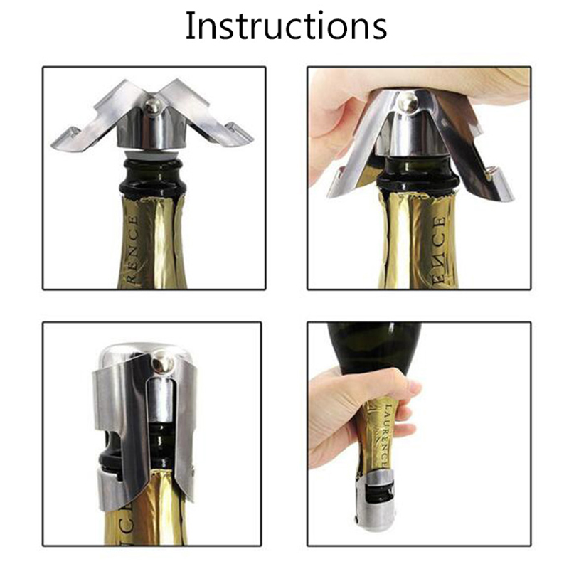 Stainless Steel Champagne Bott - Wine Preservation Pump recensione e prezzo