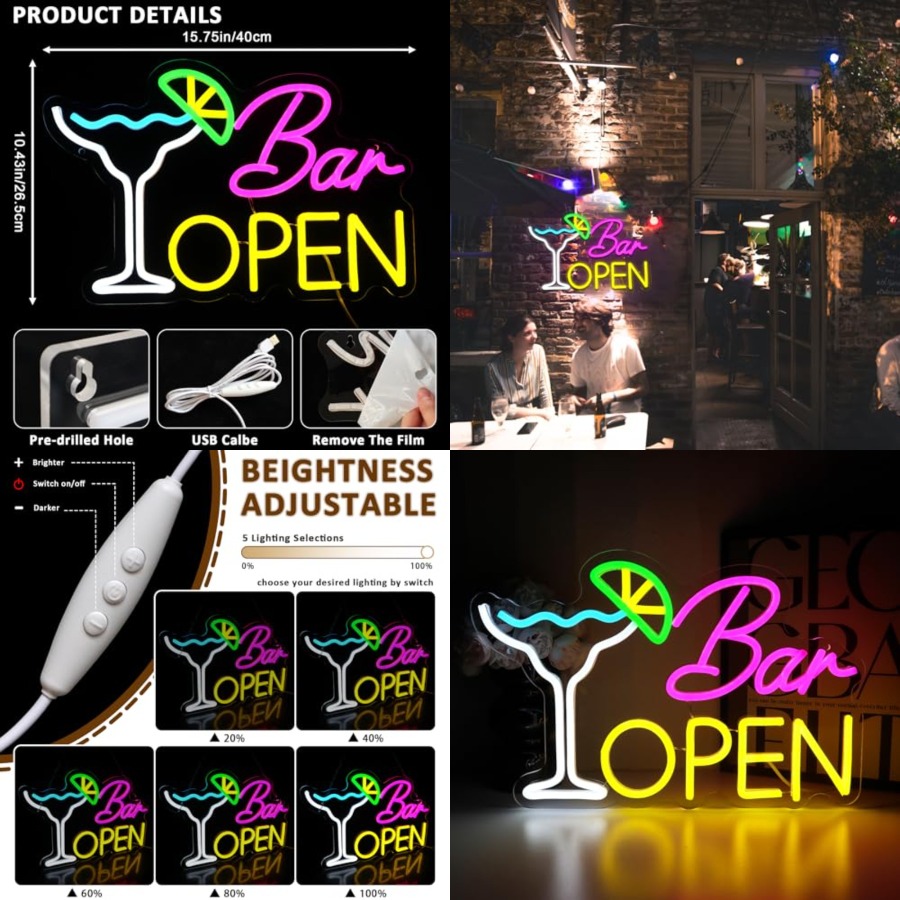 Sign for Business, Neon Open S - Home Bar Signs recensione e prezzo