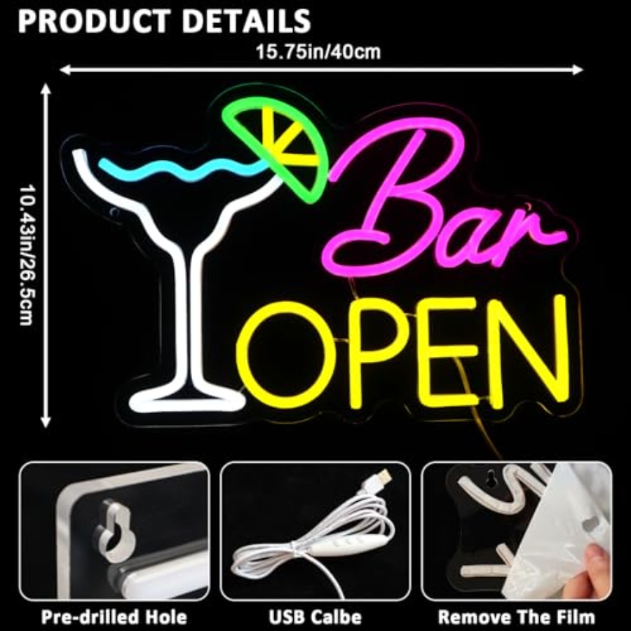 Sign for Business, Neon Open S - Home Bar Signs recensione e prezzo