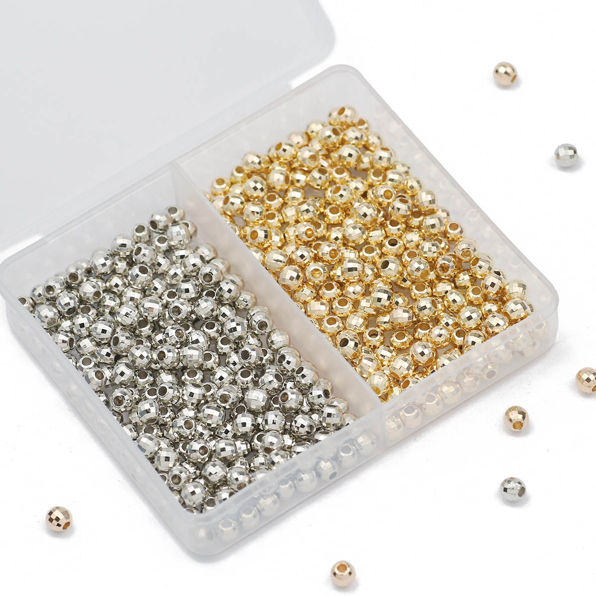 200PCS 4MM faceted round Loose - Bar Cart Gold recensione e prezzo
