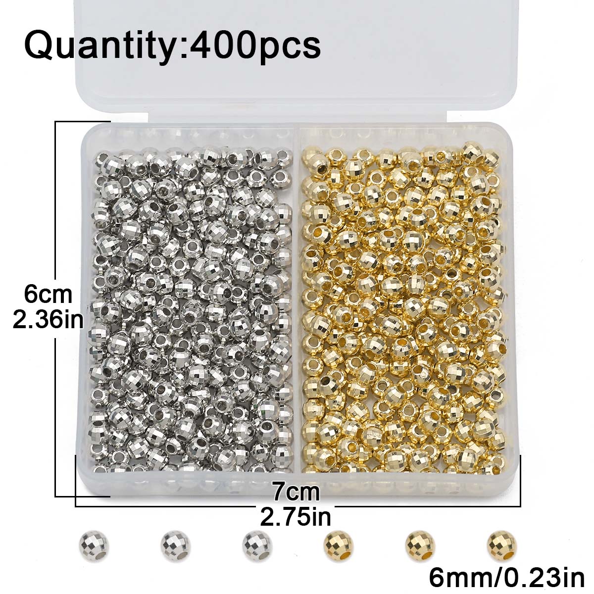 200PCS 4MM faceted round Loose - Bar Cart Gold recensione e prezzo