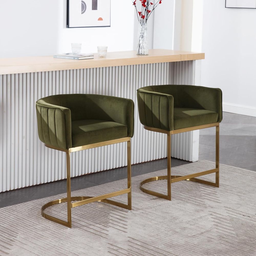 24 Velvet Upholstered Counter  - Home Bar And Counter recensione e prezzo