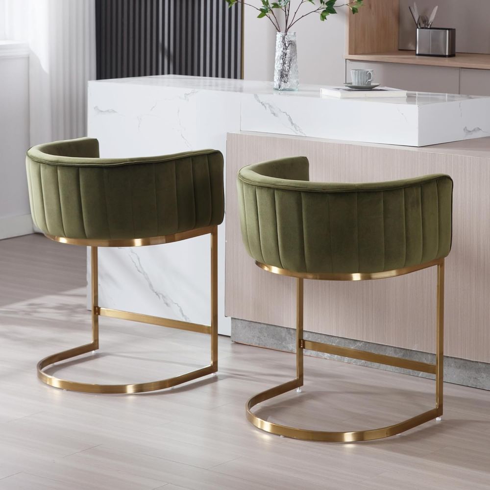 24 Velvet Upholstered Counter  - Home Bar And Counter recensione e prezzo