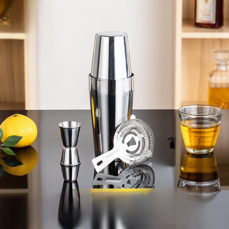 Stainless Steel Bar Tool Set C - Boston Shaker Set recensione e prezzo